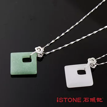 石頭記 雲水謠時尚項鍊(兩色選)京白玉