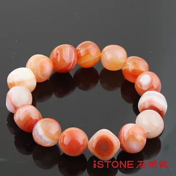 石頭記 一往情深-不定形手鍊(八色選)條紋瑪瑙-綠