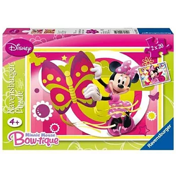 Ravensburger維寶迪士尼拼圖--米妮的一天(2*20pcs)