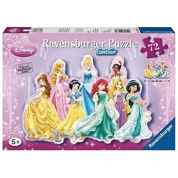 Ravensburger維寶迪士尼拼圖--迪士尼公主們(72Pcs)