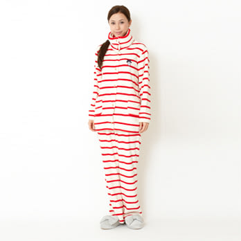 【UH】Kanaii Boom - 甜蜜溫度開釦套裝 -紅色