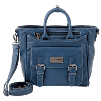 【UH】MIRYOKU - 時髦迷人手提包 -藍色