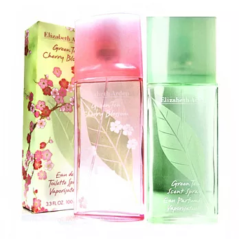 Arden 雅頓「綠茶+櫻花綠茶」淡香水100ml 組