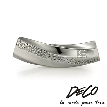 DECO X MASSA-G JUST SMILE系列 【共存】白鋼彎墜銀