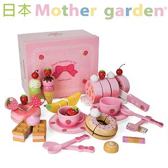 「日本Mother Garden 」野草莓蛋糕冰淇淋點心盒