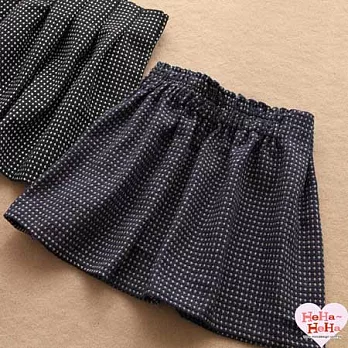 【HeHa】毛呢短裙 日系優雅格紋花苞短裙(共二色)-FREE(黑色)