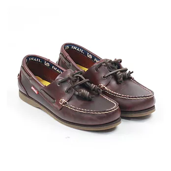 SNAIL蝸牛 休閒系帆船鞋(女生款)35咖啡色