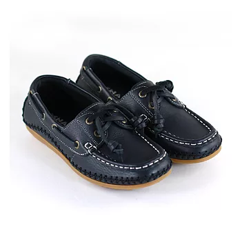 SNAIL蝸牛 經典傳統帆船鞋豆豆底系列(女生款)35藍色