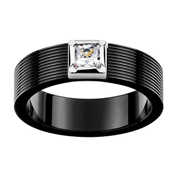 ROYAL DAMON 羅亞戴蒙 謎樣.黑 戒指-大#13