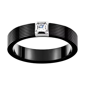 ROYAL DAMON 羅亞戴蒙 謎樣.黑 戒指-小#7