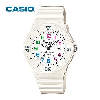 【CASIO卡西歐 】迷你時尚潮流運動女錶 LRW-200H-7B/LRW-200H-1B白