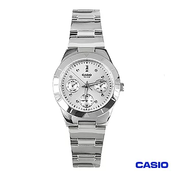【CASIO卡西歐】三眼優雅石英女錶 LTP-2083L-7A