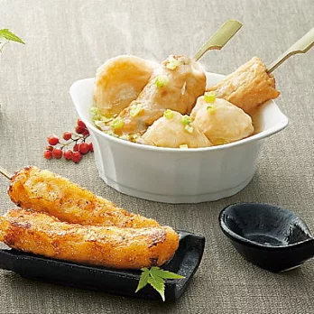 【基隆信義天婦羅】組合C(大圓天婦羅500g+龍鳳腿300g+花枝條200g+花枝丸200g )