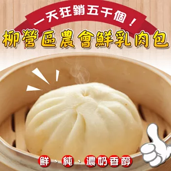 《黑貓探險隊 滿千免運費》【柳營鄉農會】鮮乳肉包(5入)