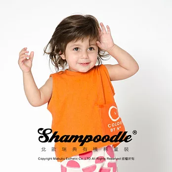 瑞典有機棉童裝Shampoodle坦克背心70橘色