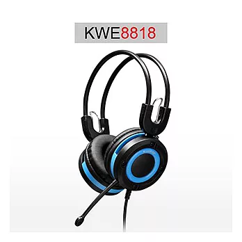 kworld 廣寰 頭戴式單孔三環專用耳麥 KWE-8818KWE-8818