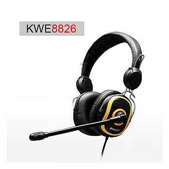 kworld 廣寰 頭戴式單孔三環專用耳麥 KWE-8826