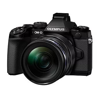 OLYMPUS OM-D E-M1+12-40 KIT組 (中文平輸) - 防潑水相機包+強力大吹球+細毛刷+拭鏡布+清潔液+硬式保護貼銀色