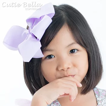 Cutie Bella 大蝴蝶結髮夾-Lavender