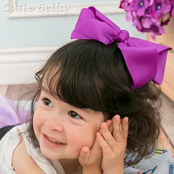 Cutie Bella 大蝴蝶結髮夾-Violet