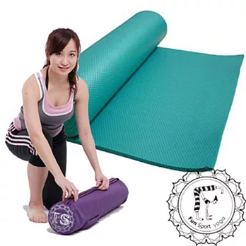 Funsport 環保瑜珈/運動墊 (61綠)NBR材質~送立樂沛瑜珈背袋及束帶
