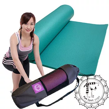《Fun Sport》NBR環保瑜珈運動墊 (61綠)NBR材質~送easygo背袋+束帶