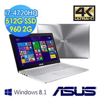 【ASUS】UX501JW-0352A 15.6吋 QFHD 纖薄美型電競筆電(i7-4720HQ/16GB/512G SSD/GTX960 2G)
