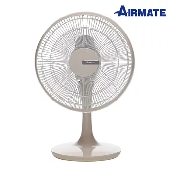 【AIRMATE艾美特】12吋DC節能負離子電扇-米白