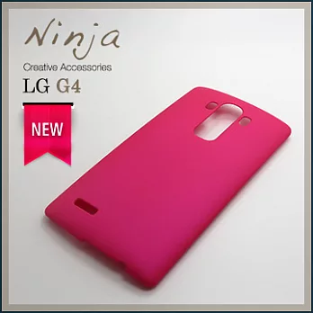 【東京御用Ninja】LG G4精緻磨砂保護硬殼(桃紅色)