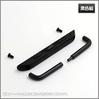 Apple Watch 38mm玩家必備超實用錶帶兩端連接轉換器(黑色2入組)