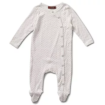 MILKBARN Footed Romper 包腳連身衣XS 薰衣草點點