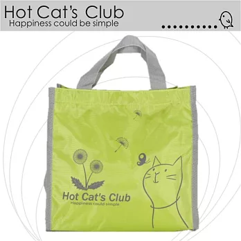 【Hot Cat’s】日系優質辣貓休閒小型提袋/便當袋-草原綠(7800-151)
