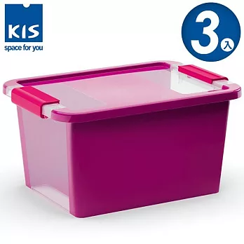 義大利 KIS BI BOX 單開收納箱 S 紫色 3入紫色
