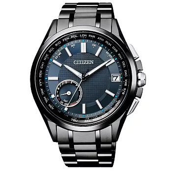 CITIZEN Eco-Drive未來指標衛星對時鈦金屬腕錶-CC3015-57L