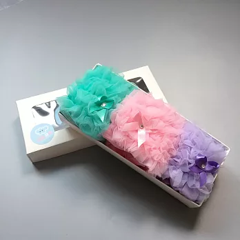 日安朵朵 / Dorothy桃樂絲 - 蓬蓬紗裙女嬰屁屁內褲禮盒組0~12M淡紫+棉粉+蒂芬妮藍