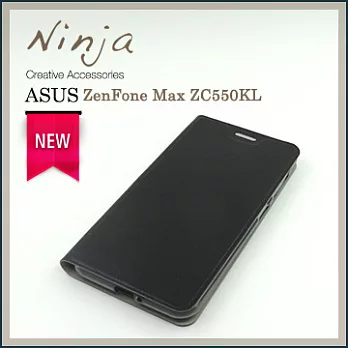 【東京御用Ninja】ASUS ZenFone Max ZC550KL經典瘋馬紋保護皮套（黑色）