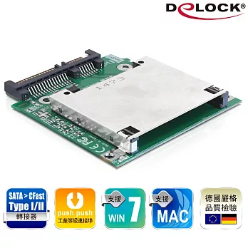 Delock SATA轉CFast TypeⅠ/Ⅱ轉接器-91714