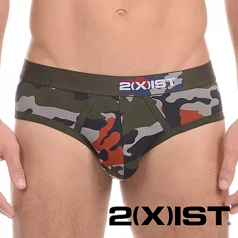 2(X)IST Graphic Cotton 幾何迷彩系列 低腰三角褲(迷彩綠)S迷彩綠S