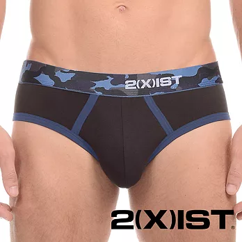 2(X)IST Graphic Cotton 幾何迷彩系列 低腰三角褲(黑色)S黑色S