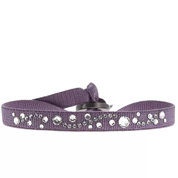 法國 Les Interchangeables 水晶絲緞手鍊 A28116(Violet)