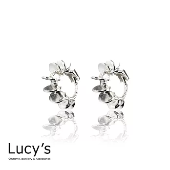 Lucy’s 925純銀歐美葉片造型耳扣