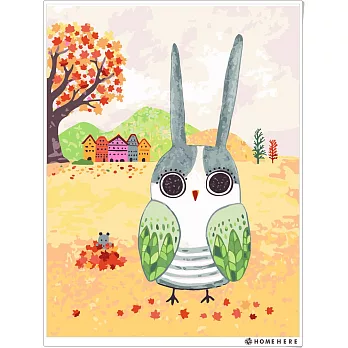 [HOMEHERE] DIY數字油畫 X 插畫家尼果 -兔子貓頭鷹