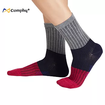 【Comphy +】三色透氣休閒三分襪 2 雙組(灰)- 除臭 抑菌 吸濕排汗更舒服