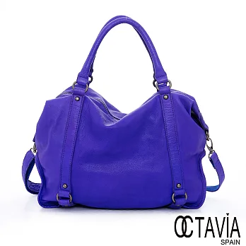 OCTAVIA 真皮 - 弗羅倫斯 真女人舒軟牛皮肩斜二用包 -戀紫調