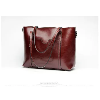 【O-ni O-ni】韓版真皮潮流側肩包JDL-7-175酒紅