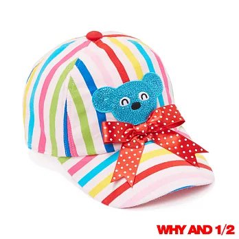 WHY AND 1/2 彩條棒球帽 多色可選54粉色