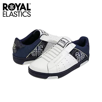 【Royal Elastics】男-Icon 休閒鞋-白/藍(02073-053)US8白/藍