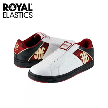 【Royal Elastics】男-Icon Alpha 休閒鞋-白紅/金標(02073-093)US8白紅/金標