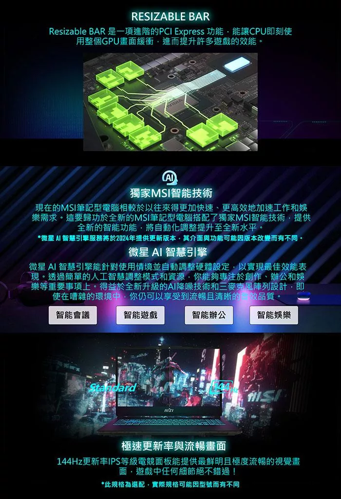 MSI微星 Cyborg A1VEK 015TW - 詳情3