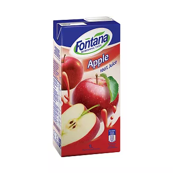 Fontana 蘋果汁 1公升(有效期限至2018/10/13)